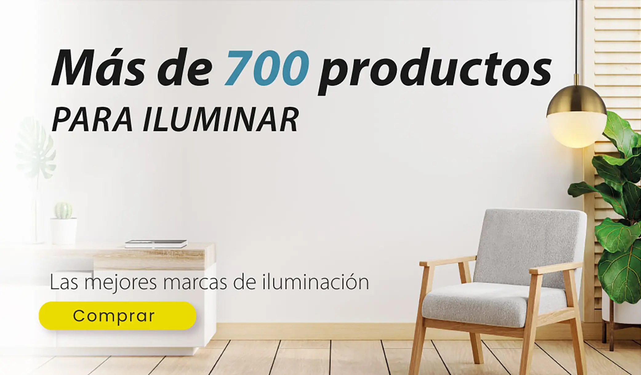 Mas de 700 productos de iluminación