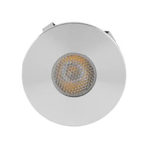 Luminaria LED de acento de material acero inoxidable.