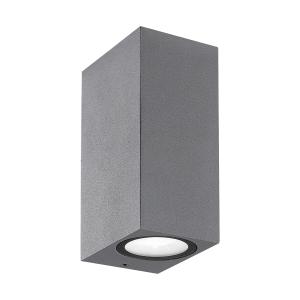 Luminaria LED color gris para proyectos en exterior.