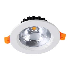 Empotrado LED de techo color blanco de 12W en luz fría.