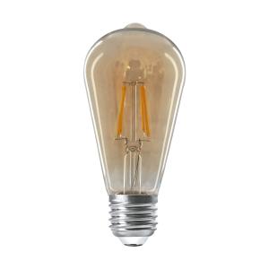 Foco/ lámpara LED tipo Edison vintage color amarillo antiguo.