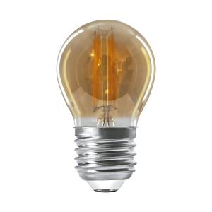 Lámpara/ Foco LED tipo Edison vintage color amarillo antiguo.